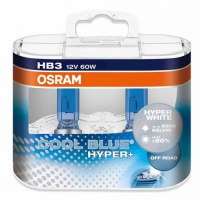 Автолампа галогенная OSRAM HB3 COOL BLUE HYPER+ 12V 73W (2шт.)