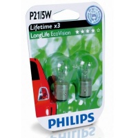 Автолампа галогенная PHILIPS P21/5W LONGLIFE ECOVISION 12V 21/5W (2шт.)